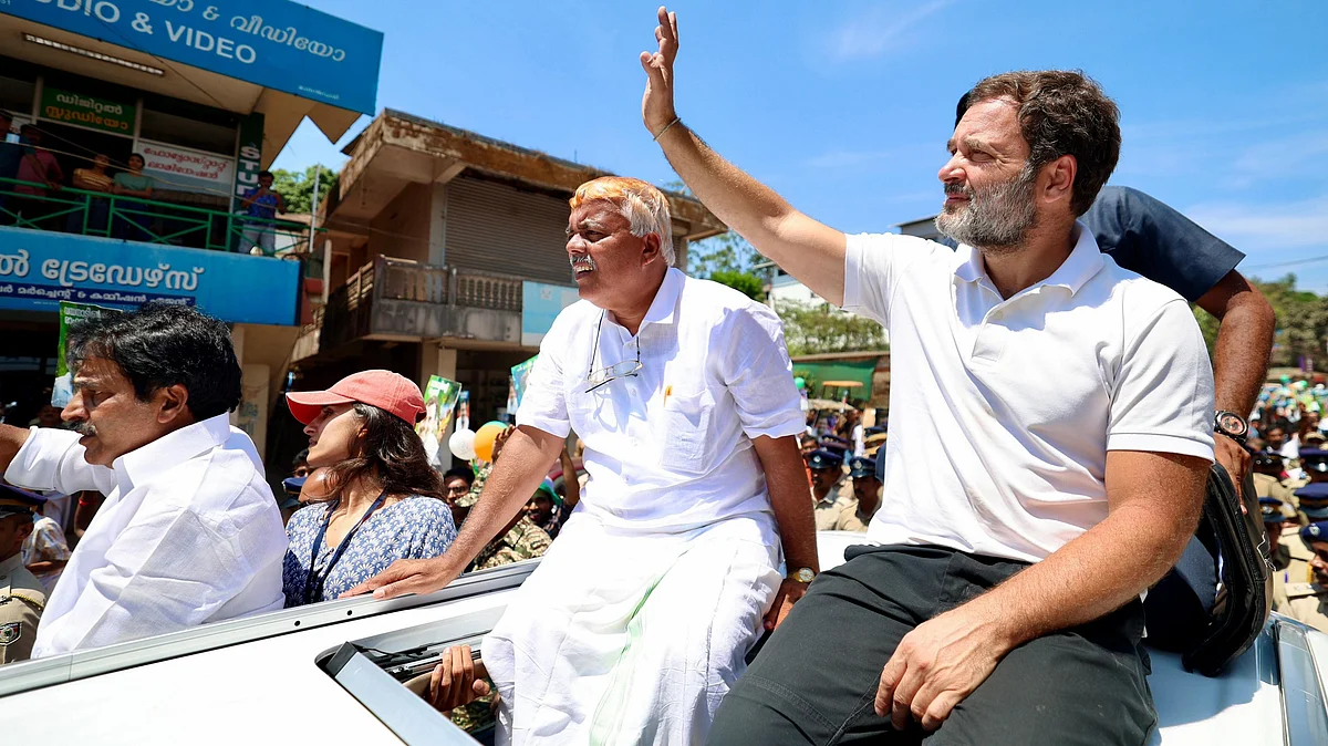 Rahul Gandhi in Wayanad (photo: PTI)