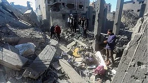 Israeli forces bombard surrounding areas of Nuseirat refugee camp in Gaza