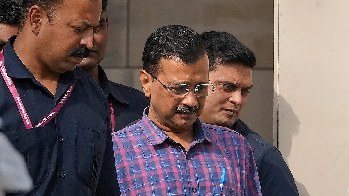 The Delhi liqour 'scam' has dented Arvind Kejriwal's and AAP's reputation (photo: PTI)