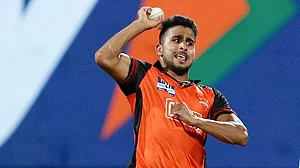 Umran Malik in action (photo: BCCI/IPL)