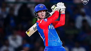 Jake Fraser-McGurk's fearless strokeplay has caught everyone's attention (photo: @DelhiCapitals/X)