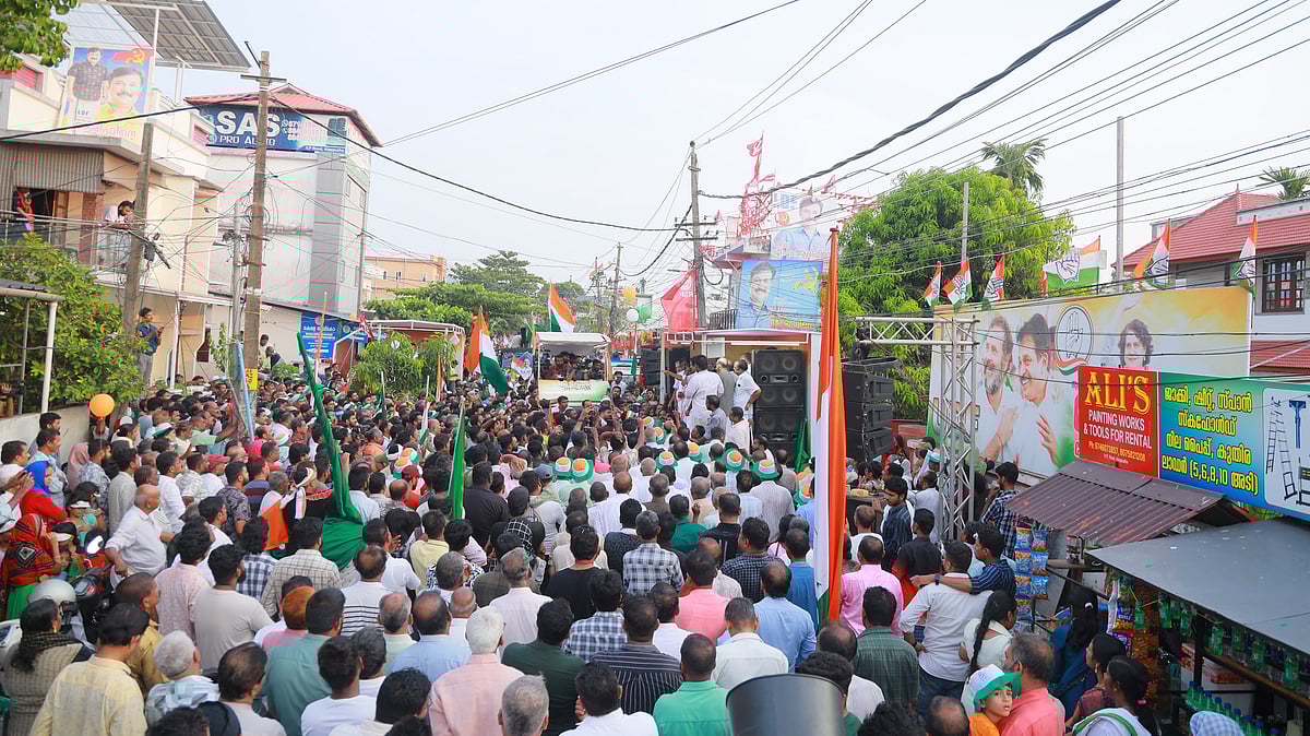 UDF workers participate in the rally 