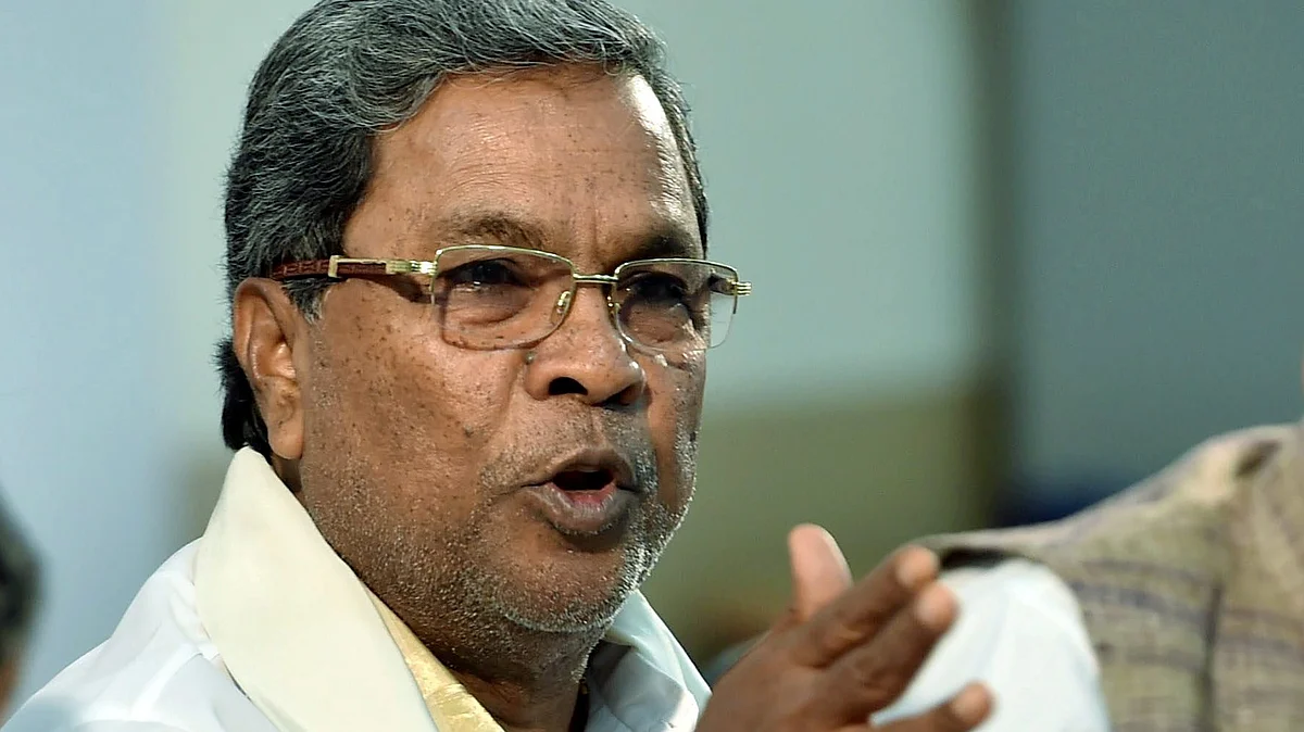 Karnataka chief minister Siddaramaiah (photo: PTI)