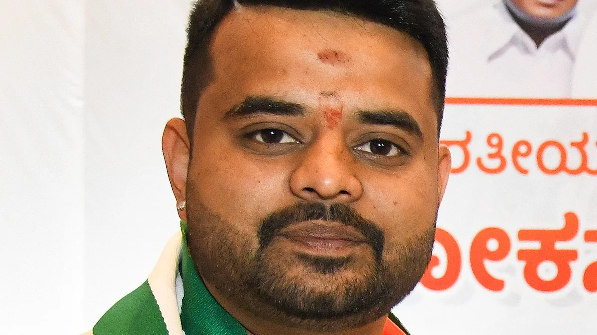 Janata Dal (Secular) MP Prajwal Revanna is wanted in several sexual abuse and other cases (photo: PTI)