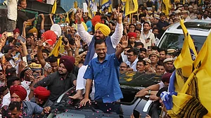 Arvind Kejriwal, Delhi chief minister and convenor of the Aam Aadmi may be out on bail; but case puts the BJP's idea of democracy in the dock (photo: Vipin/National Herald)