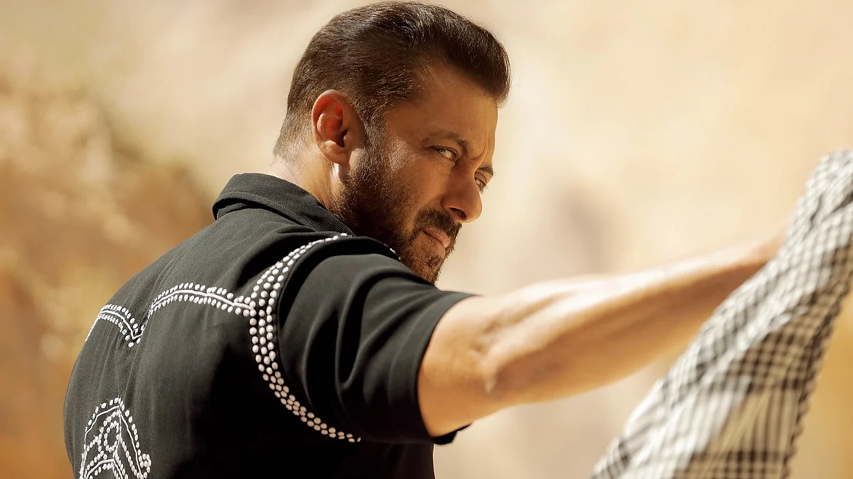 Salman Khan in a still from his recent film Tiger 3 (photo: @BeingSalmanKhan/X)