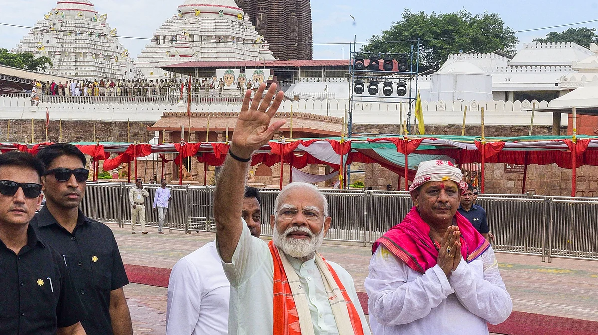 PM Narendra Modi in Puri (photo: PTI)