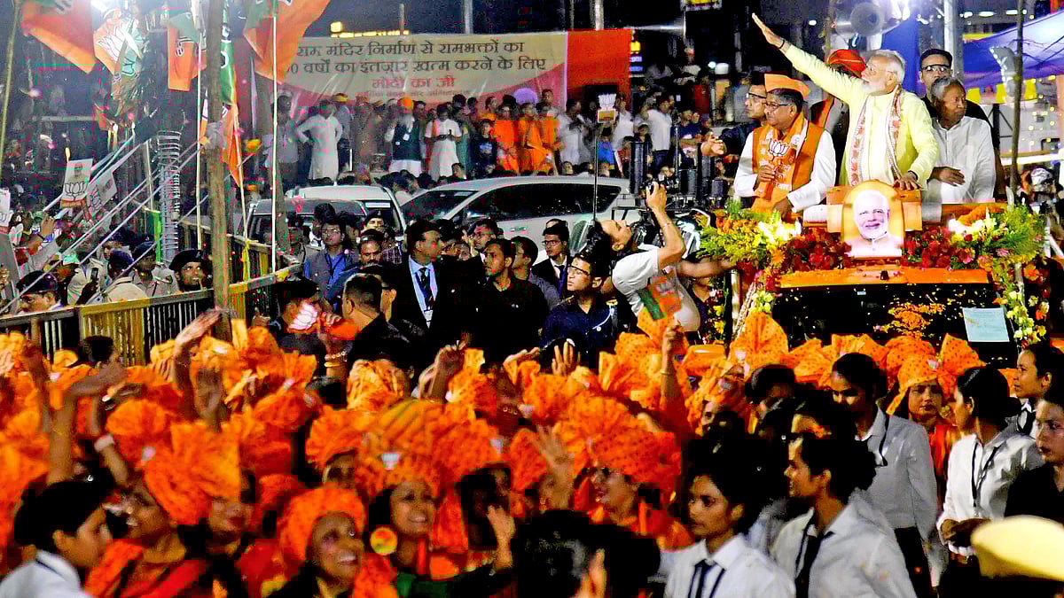 Narendra Modi's 12 May roadshow in Patna