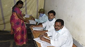 Polling continued till midnight at few places in Andhra Pradesh