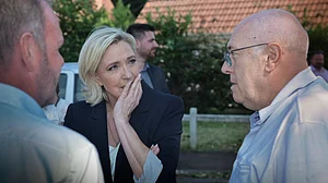 With Marine Le Pen steering, will France become a country for old men again? (photo: @MLP_officiel/X)