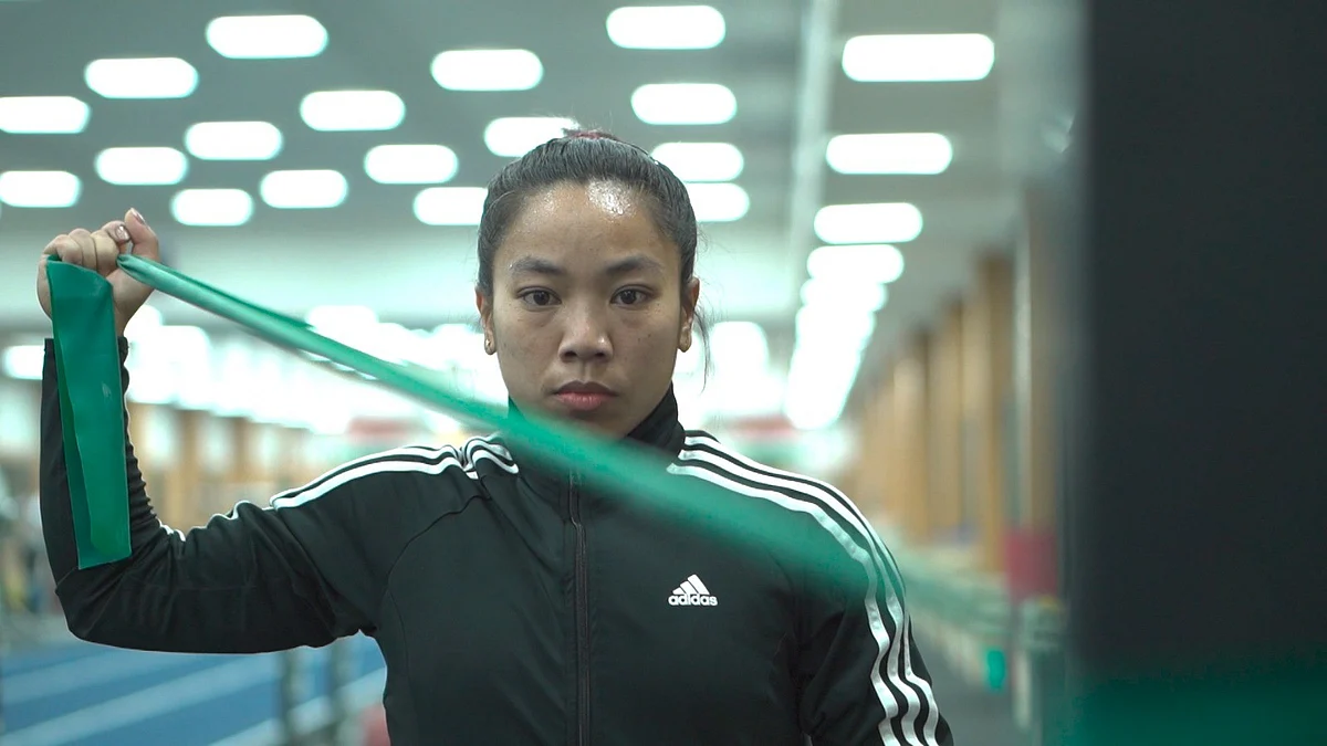 Mirabai Chanu, silver medallist in Tokyo Olympics (photo: NH)