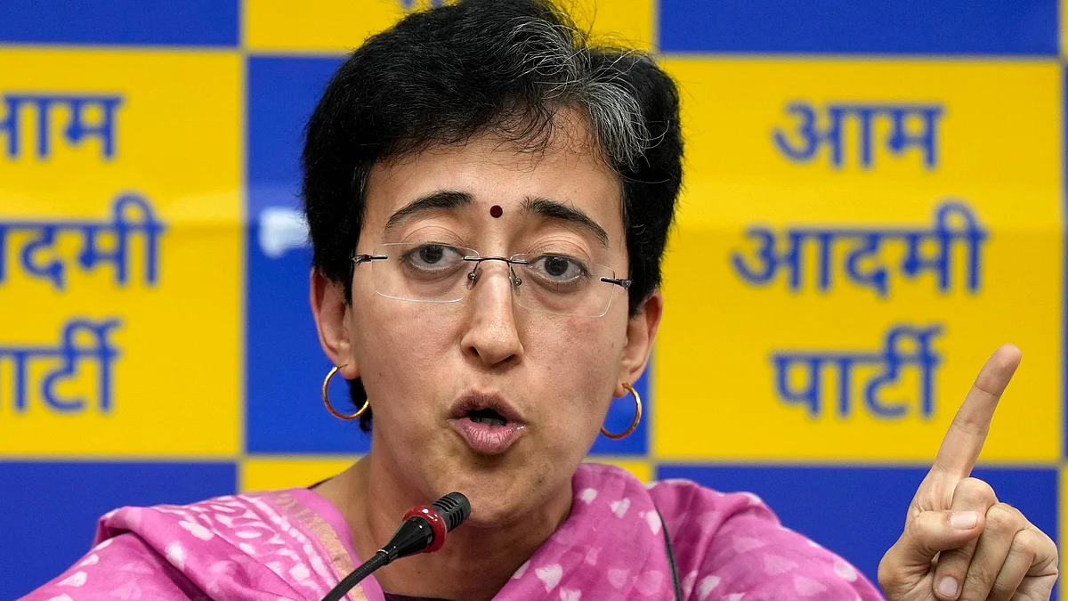Delhi water minister Atishi threatens hunger strike over water crisis (photo: PTI)