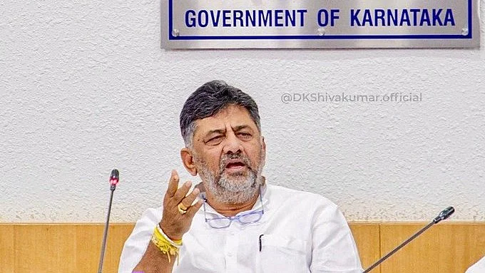 Karnataka deputy chief minister D.K. Shivakumar (photo: @DKShivakumar/X)