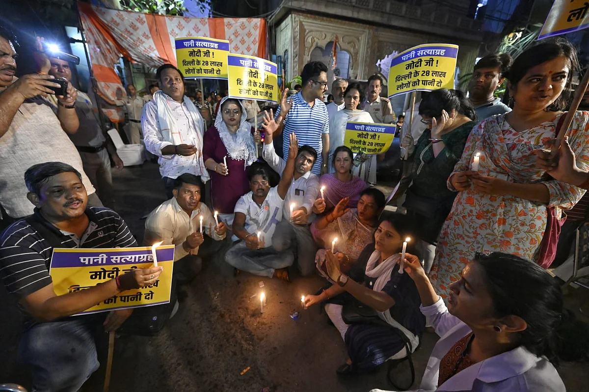 Local residents join the protest