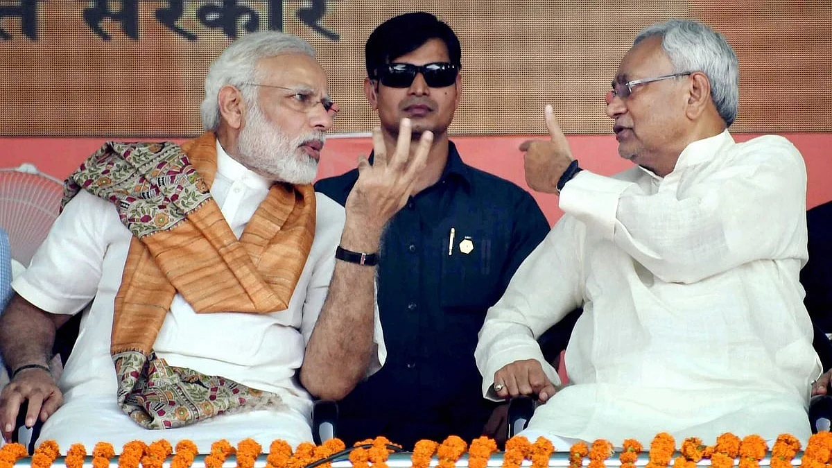 PM Narendra Modi and Bihar CM Nitish Kumar (file photo)