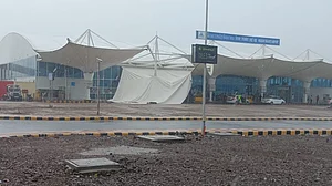 Rajkot airport canopy collapses a day after Delhi Terminal-1 mishap