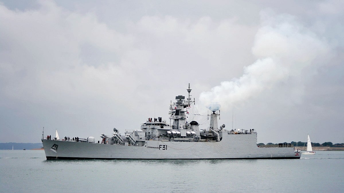 Sailor missing after fire aboard INS Brahmaputra; ship resting on its side