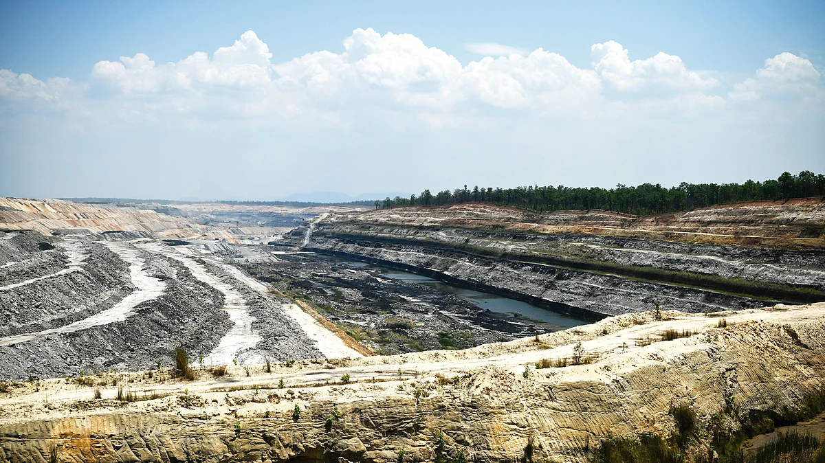 Parsa East and Kanta Basan (PEKB) coal mine in Chhattisgarh’s Surguja district, April 2024