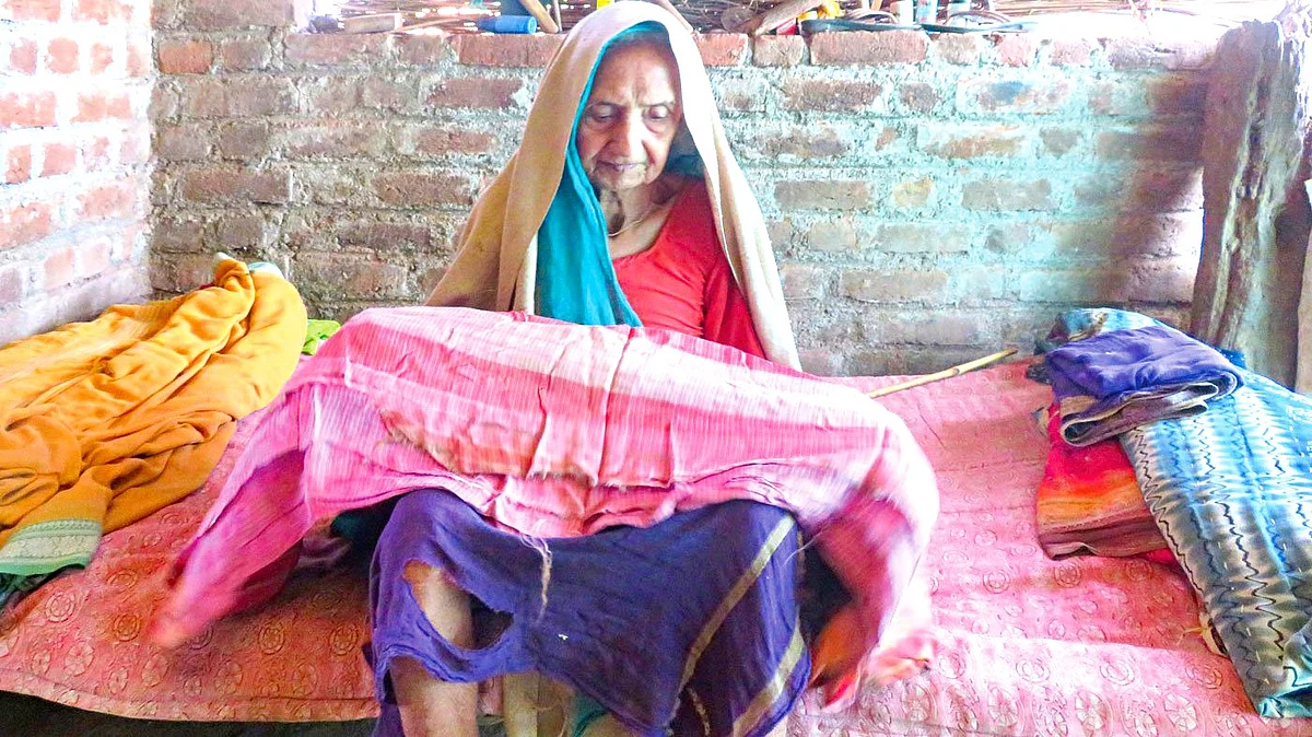 Rukhabai’s wedding sari