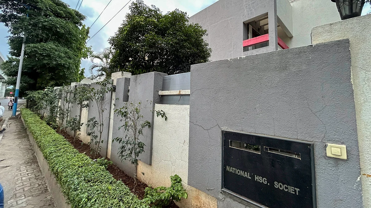 Residence of probationary IAS officer Puja Khedkar, at Baner, in Pune (photo: PTI)