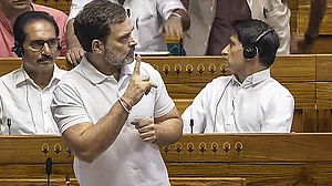 Rahul Gandhi accuses BJP of dividing people on communal lines