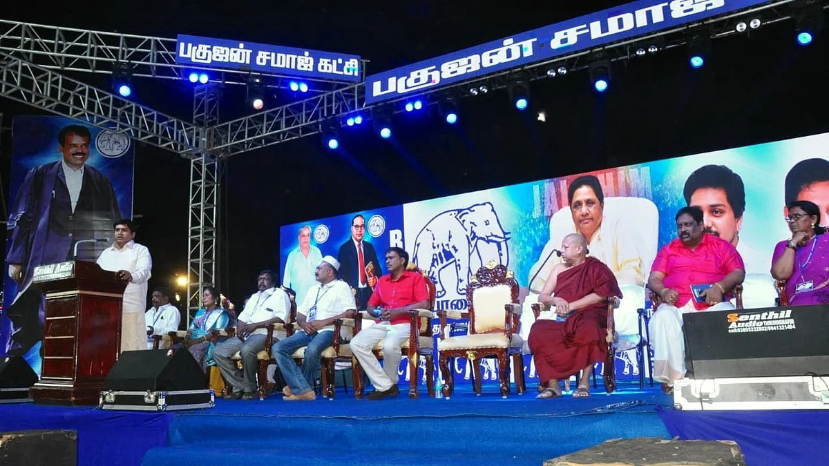 Armstrong was known as a strong advocate for dalit rights (photo: @BspArmstrong/X)