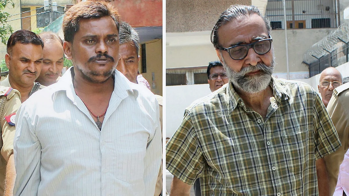 Surendra Koli (L) and Mohinder Pandher 