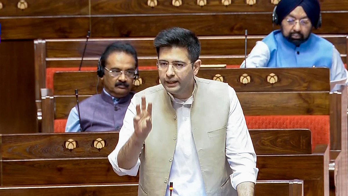 AAP Rajya Sabha ranks split wide open as Chadha leads exit; party slams ‘Operation Lotus’