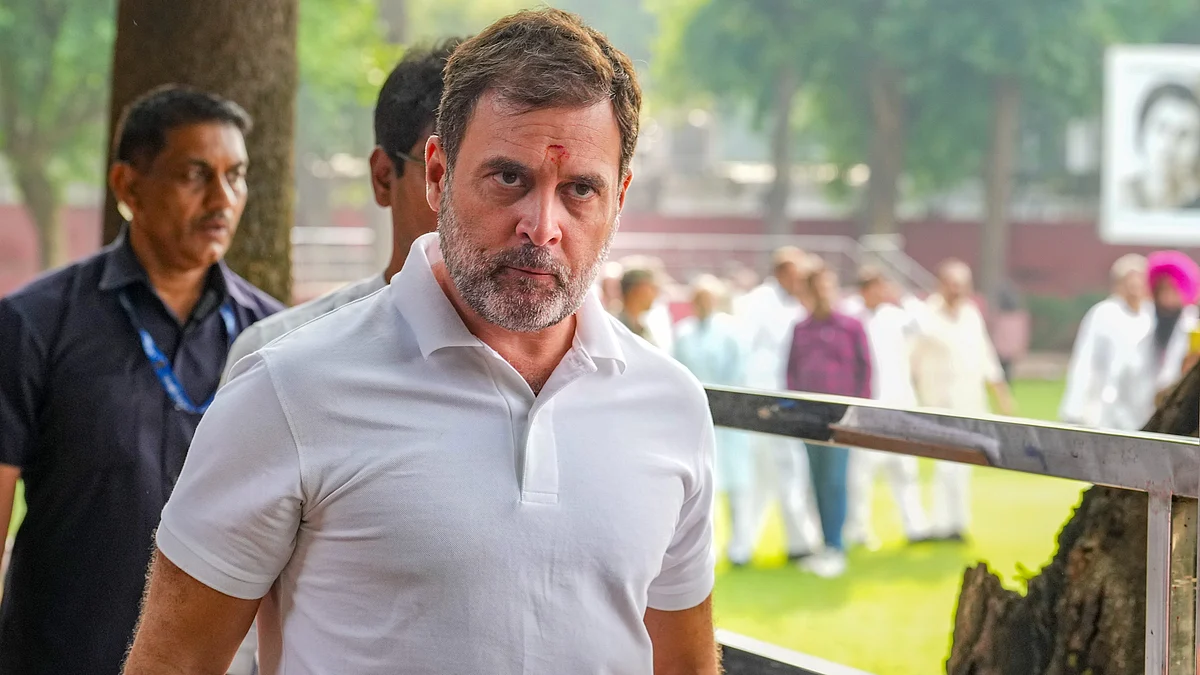 Rahul Gandhi in New Delhi on 23 August (photo: PTI)