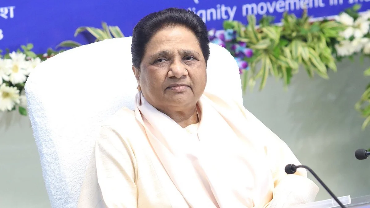 At 68, Mayawati continues to lead the party despite recent electoral setbacks (photo: @DrAaryaSinghY/X)