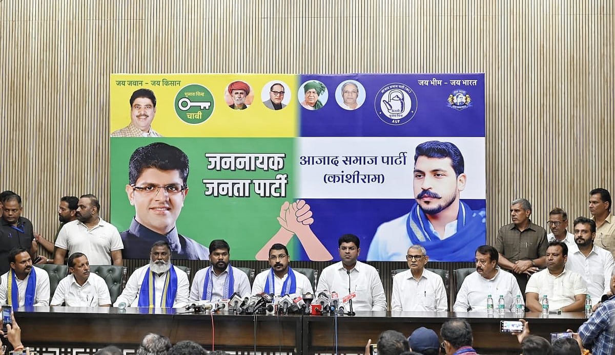 Haryana polls: Chandra Shekhar Azad joins hands with ex-BJP ally Dushyant Chautala