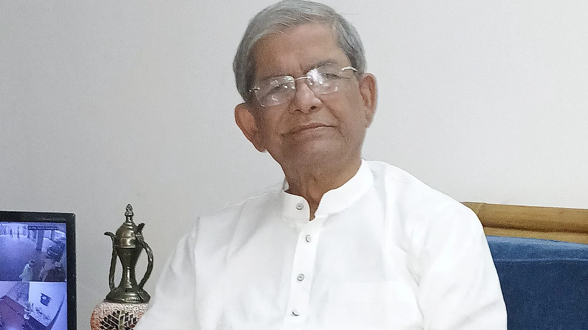 BNP secretary general Mirza Fakhrul Islam Alamgir (photo: PTI)