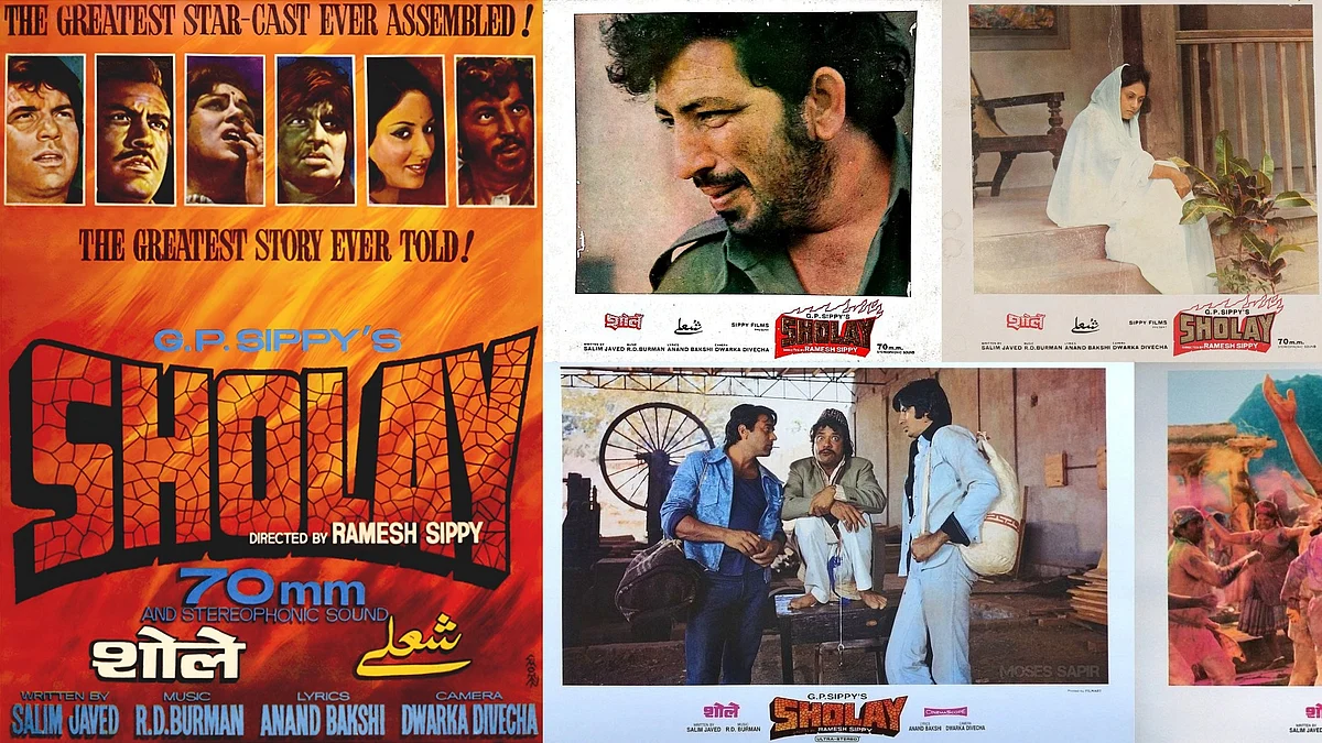 A 'Sholay' collage (source: @FHF_Official/X)