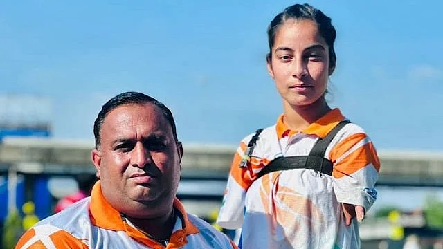 Bulls' eye: Sheetal Devi and Rakesh Kumar finished with a bronze