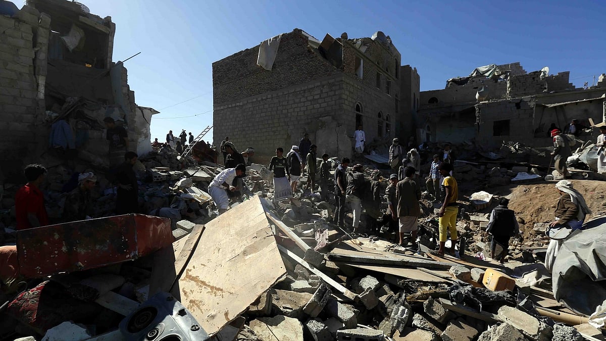 Yemen's Houthi say US-led coalition airstrike hit school in Taiz
