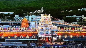 In Tirupati, special access to the deity