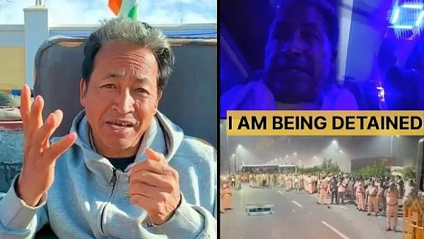 Sonam Wangchuk shared a video on 30 September to say he was being detained by police at the Delhi border