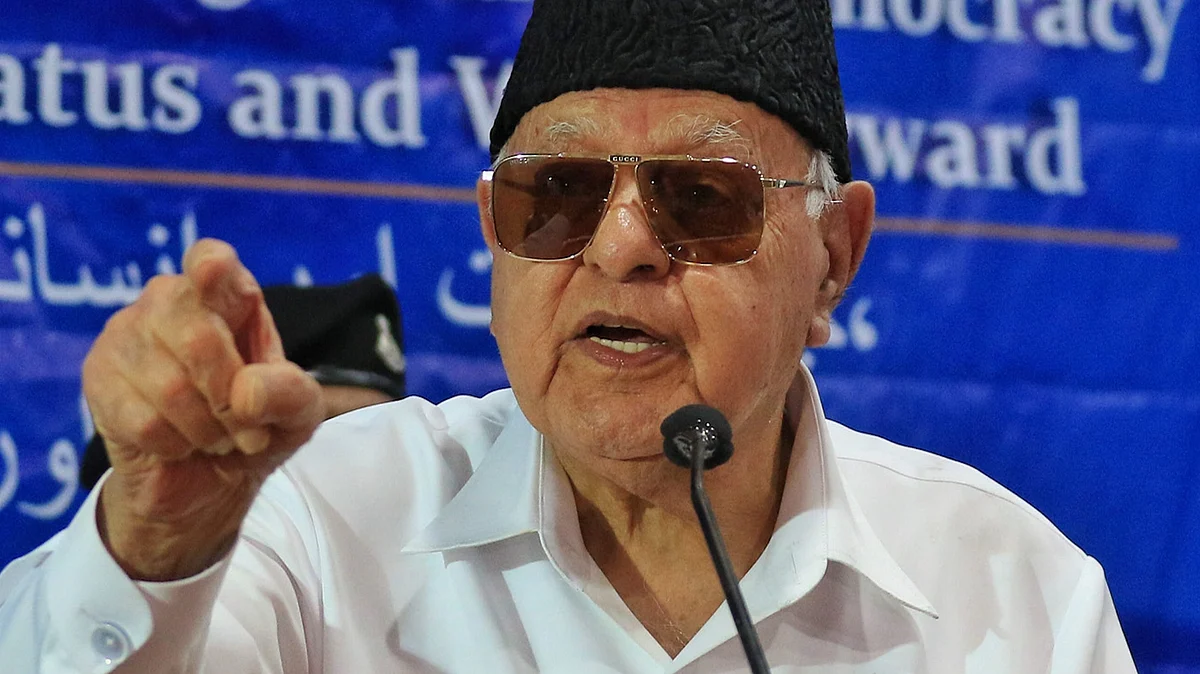 National Conference leader Farooq Abdullah (photo: PTI)