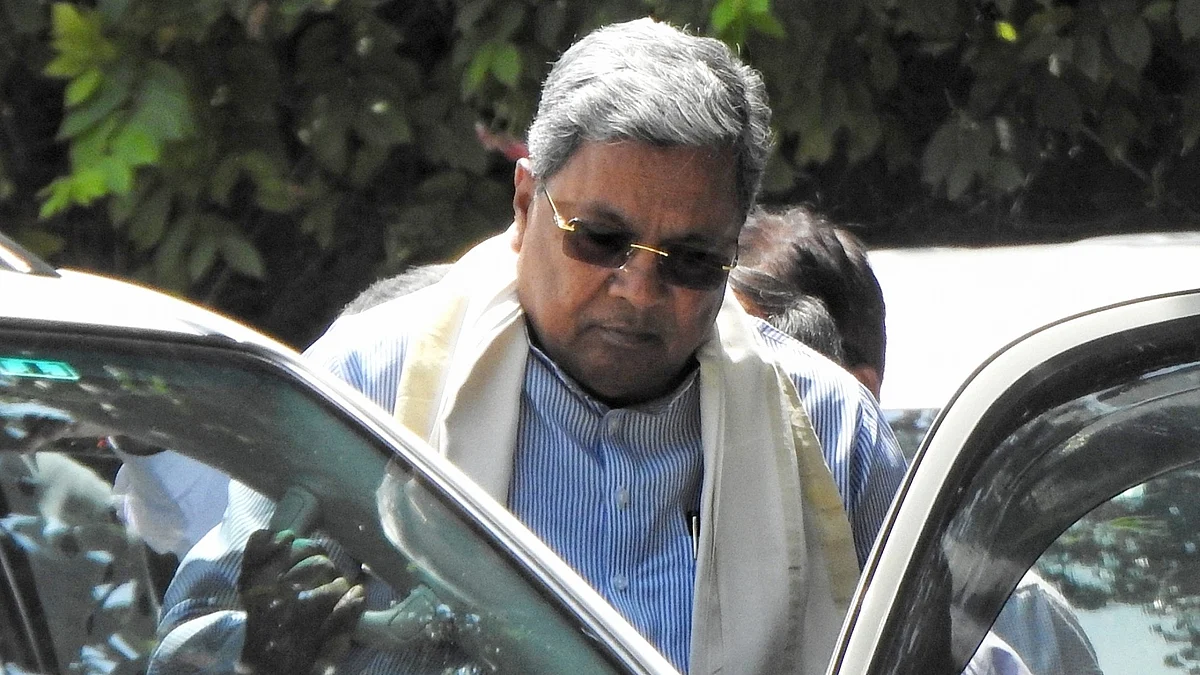 Karnataka chief minister Siddaramaiah