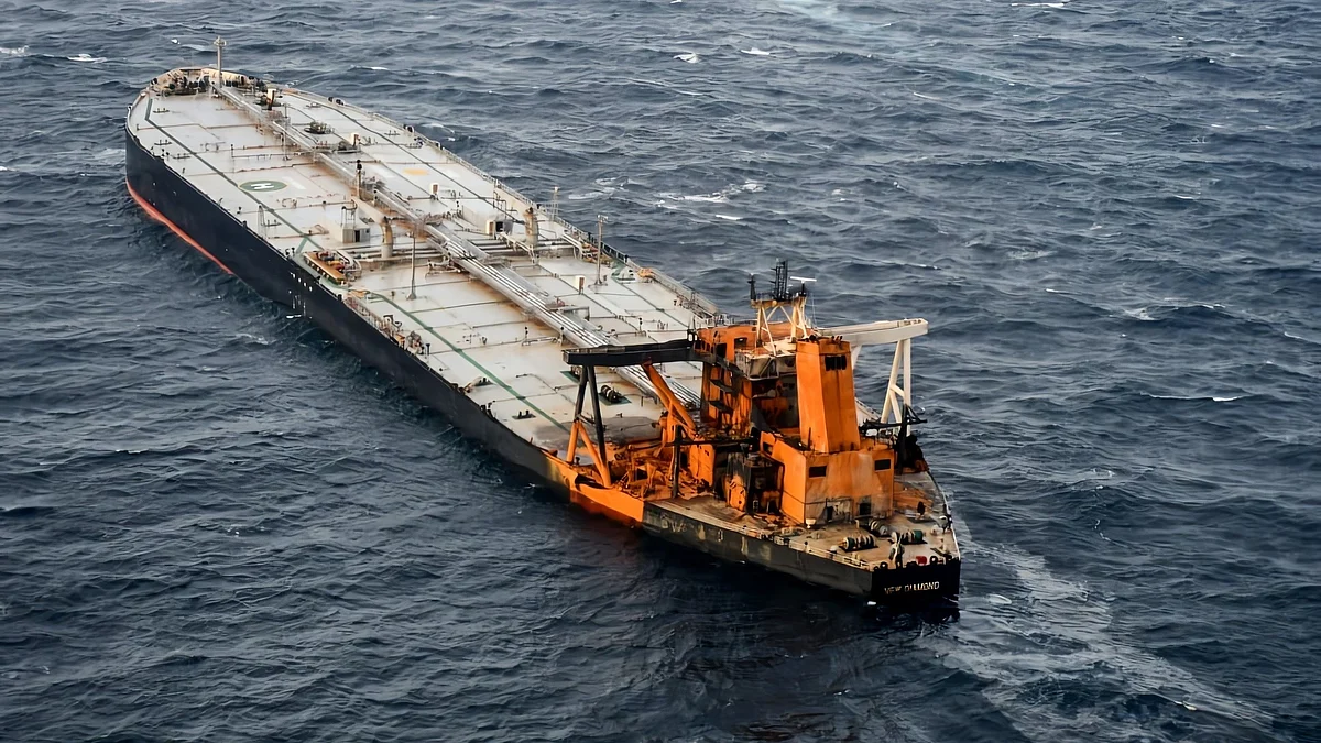 Representative image of an oil tanker