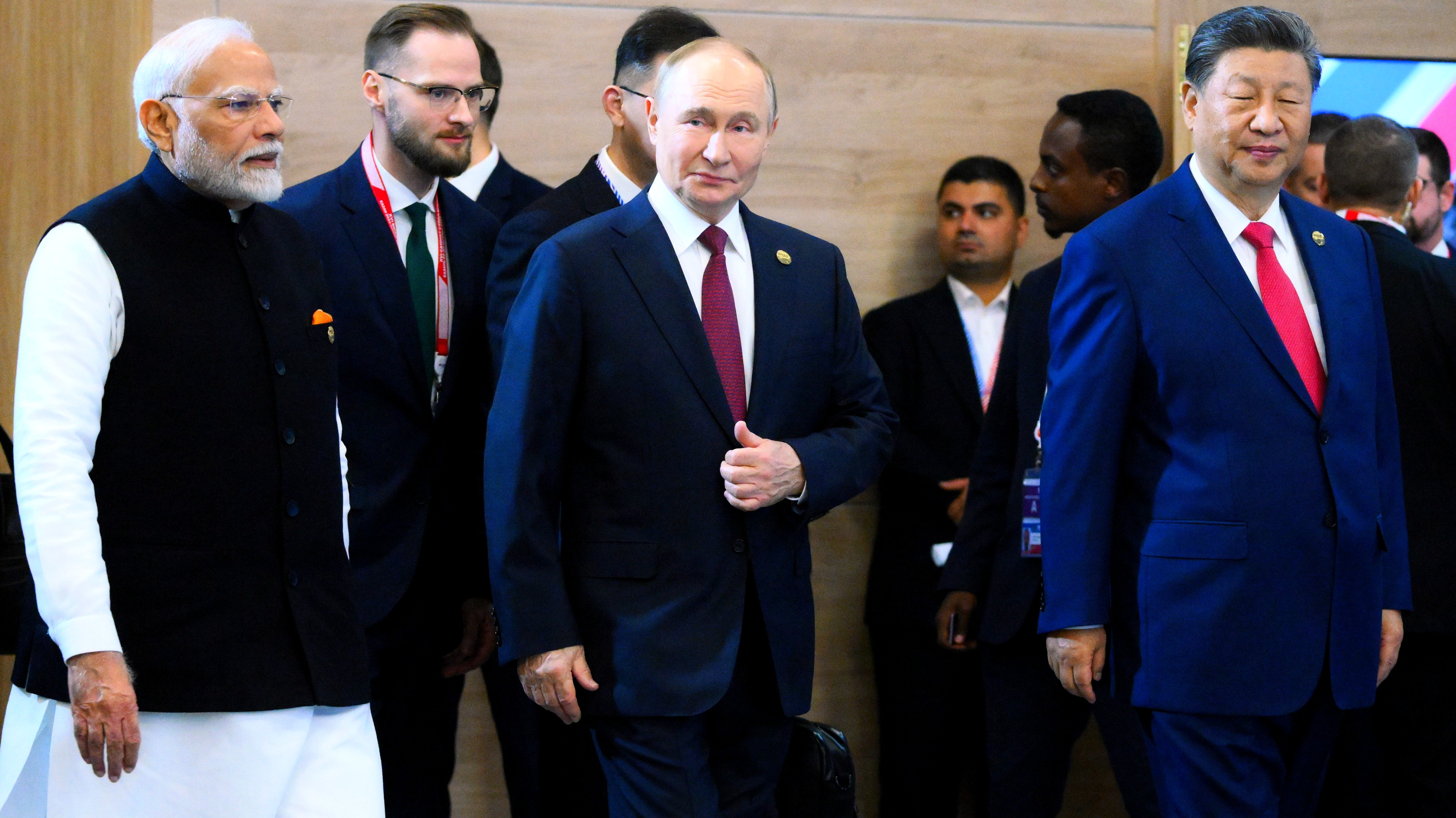 From left: PM Modi, Vladimir Putin, Xi Jinping (photo: PTI)