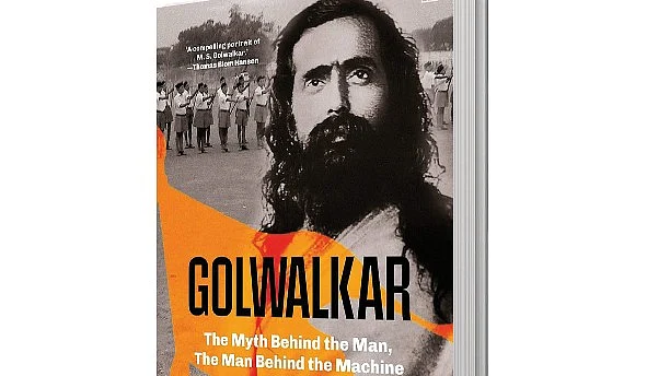 The cover of Dhirendra Jha's book