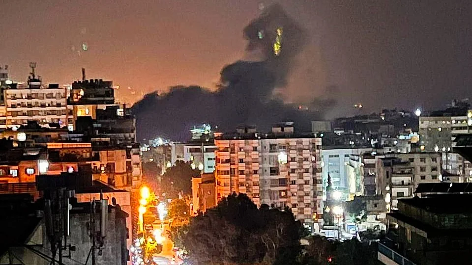 Israeli airstrikes in southern Beirut