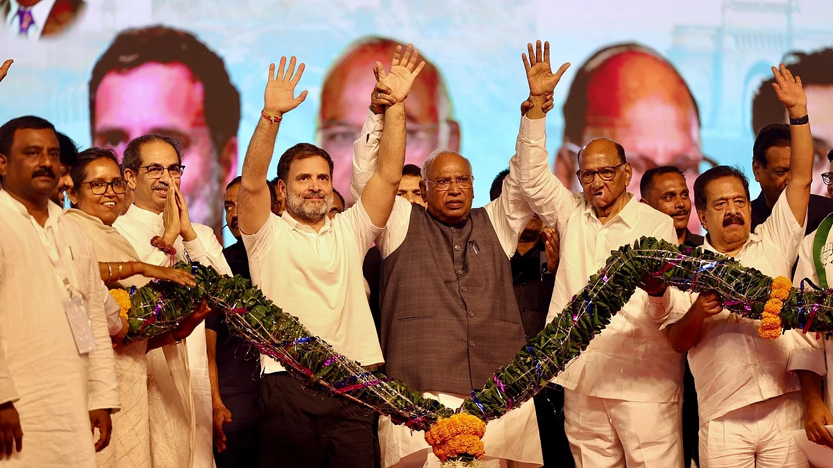 INDIA bloc leaders at the @INCIndia/X