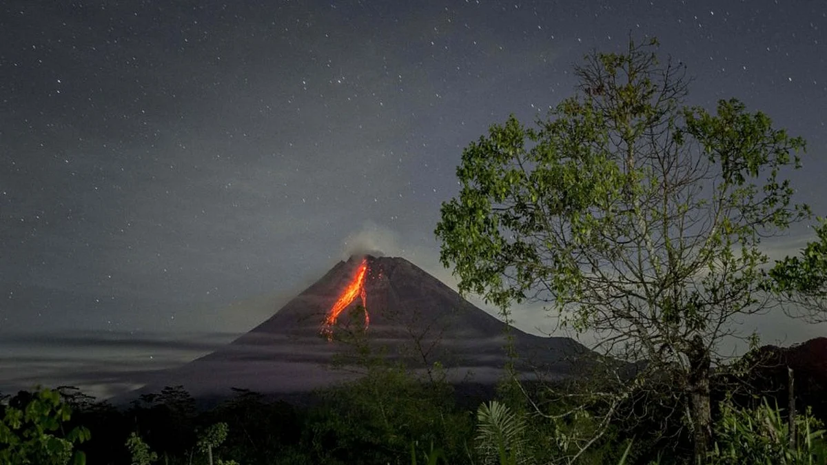 Mt Marapi, Indonesia (file photo)