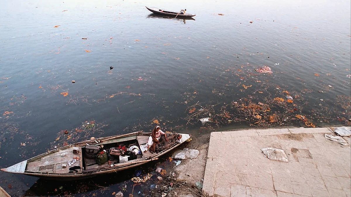 The Ganga in Varanasi is one of the most polluted rivers in the world (photo: NH)
