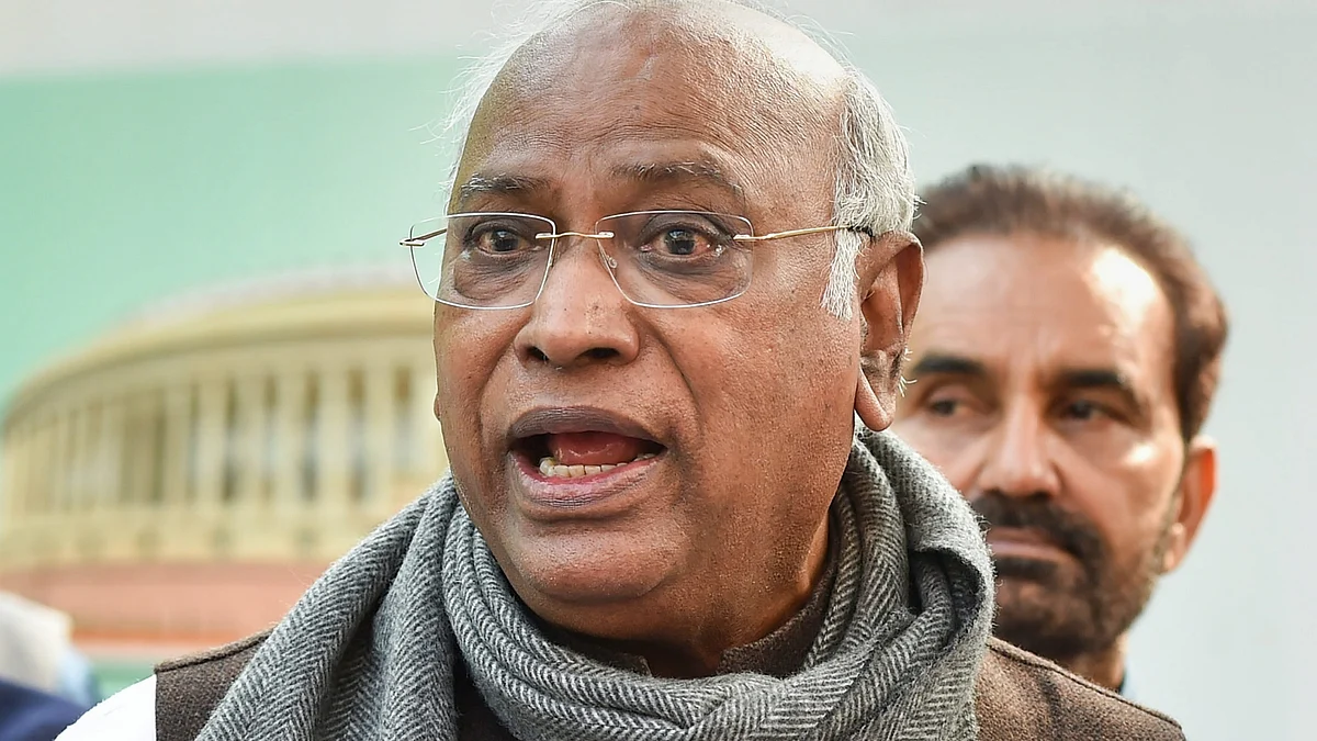Congress president Mallikarjun Kharge (photo: PTI)