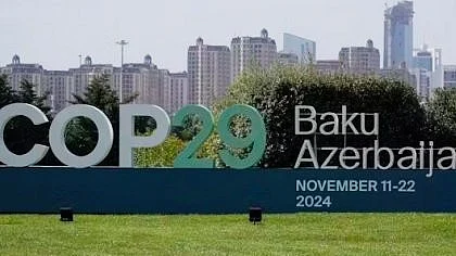 The venue in Baku
