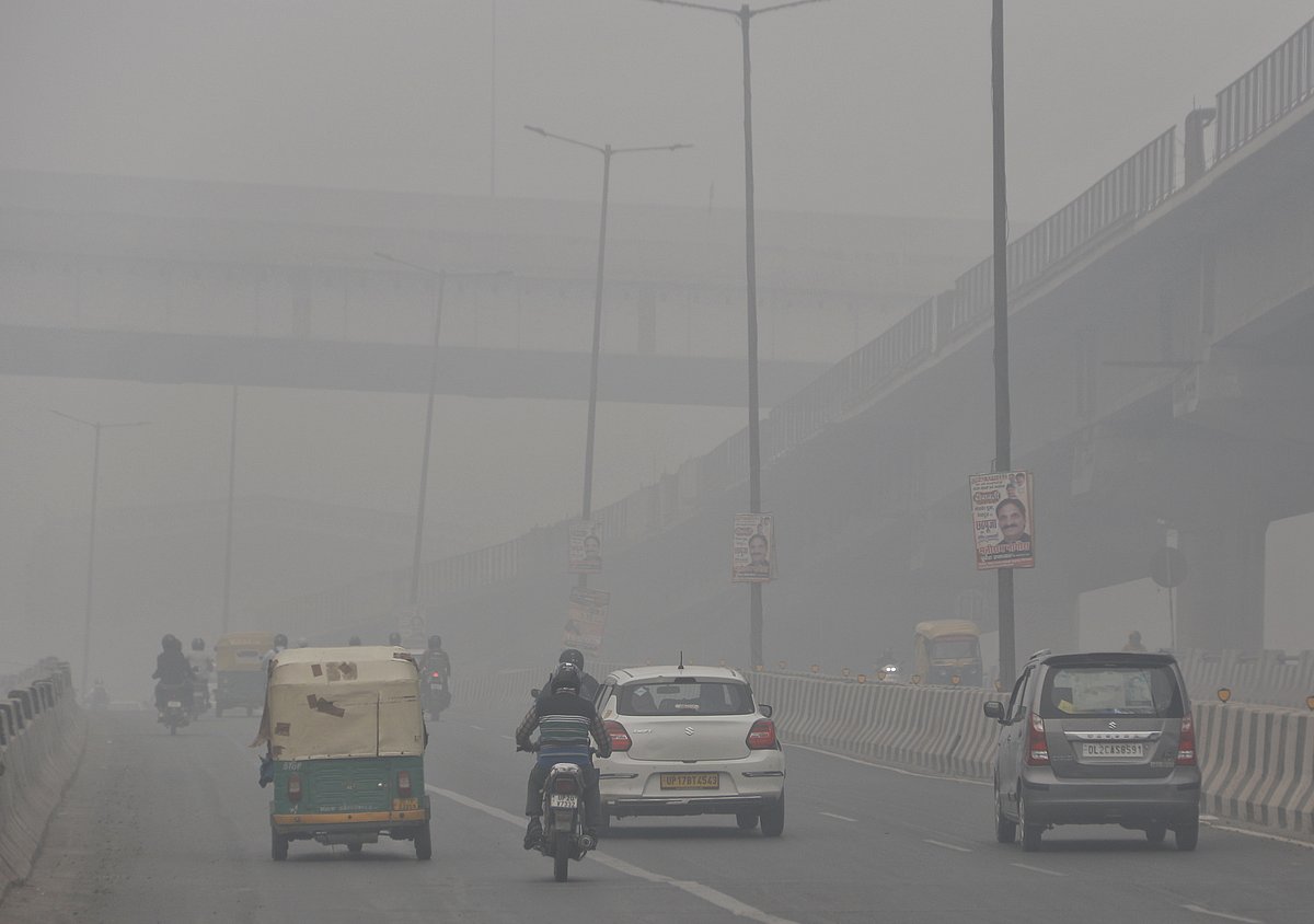 Delhi covered in smog