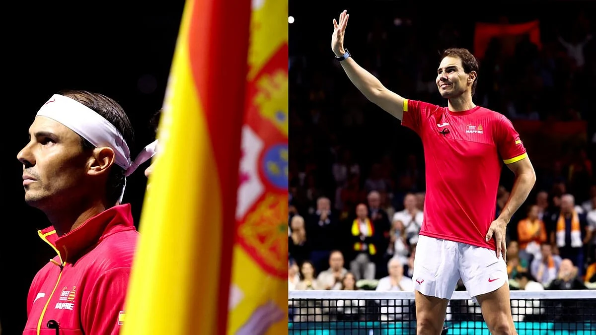 Rafael Nadal bid adieu with his a defeat in his farewell match in Davis Cup